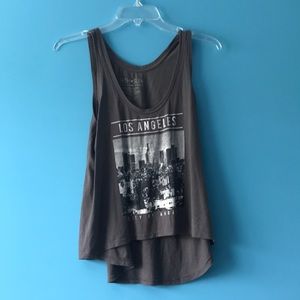 Los angles crop top tank top